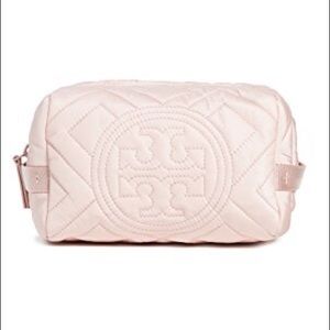 Tory Burch Fleming Quilted Nylon Cosmetic Case